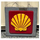 Emb. Shell Can Sign , 31in x 31in
