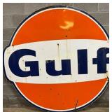 6ft. Porc. Gulf Dog Ear Sign