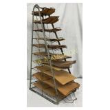Metal Store Bag Holder Rack, 9in x 31in