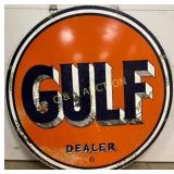 Gulf Dealer DS Porc. 5ft. Sign