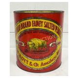 Buffalo Brand Fancy Salted Peanuts Metal Can with