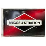 Emb. Briggs & Stratton Metal Sign, 36in x 24in