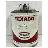 Texaco 5g. Metal Can for Tdh Oil, Early Design