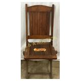 Pepsi-Cola Double Dot Wooden Folding Chair