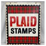 DS Plaid Stamps Metal Sign, 24ï¿½30