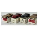 Four Promotional Model Cars with Original Boxes