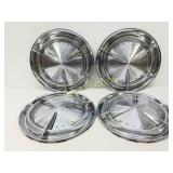 Four Chrome Continental Motor Hub Caps