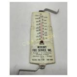 Metal Advertising Thermometer for Mercury Fuel Ser