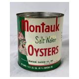 Montauk Salt Water Oysters 1-Gallon Metal Can