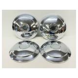 Four Chevrolet Corvair Chrome Hubcaps