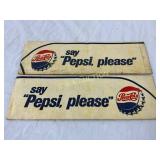 Early Pepsi Cola Hats with 'Say Pepsi, Please' Log