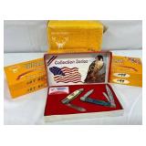 Five sets (10) Knives by White Tail Cutlery