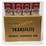 24 One-Quart Cans of Top-Kik Motor Oil in Original