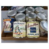 Vintage-Style Store Display Cans Featuring Maine A