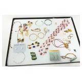 Costume Jewelry Necklaces, Earrings, Bracelets, as