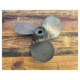 13" Bronze Three-Blade Boat Propeller with Marking