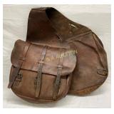 U.S. Leather Saddlebag, Civil War Era