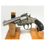 Top-Break Double-Action Revolver with Nickel Plati