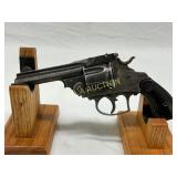 Double-Action Top-Break Revolver with Black Grips