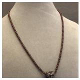 Garnet necklace