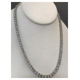 18k 27.06ct. Diamond Necklace