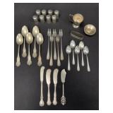 Lot of 30 Sterling Silverware & Table Pieces