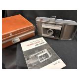 Polaroid Camera 1960 Model J66 in Leather Case
