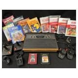 Atari CX-2600 VCS Game Station w/12 Games + attch.