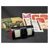 1950s Tru-Vue Film Viewer w 8 Film Cards