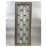Antique Leaded Beveled Glass Transom Window