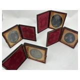 19thC Daguerreo-Ambro-Tin Types GoldFilled Cases 4