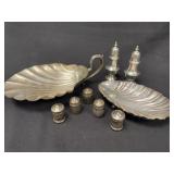 Lot of 9 Sterling Silver Table Pieces