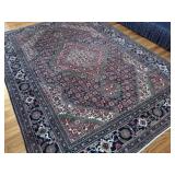Handwoven Oriental Area Carpet Rug 58" x 81" Navy