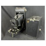 2 Kodak Brownie 2A Model C & 1A Pocket Cameras1920