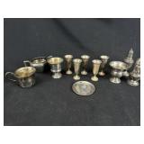 Sterling Silver Table Pieces Lot of 12