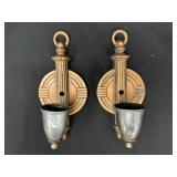 Pair of Art Deco Electric Wall Sconces Leviton