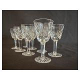 Set of 8 Waterford Lismore Cordial Sherry Glasses
