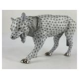 Herend Porcelain Grey Wolf Platinum Accent 5385