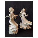 2 Cybis Porcelain Dore & Aphrodite Figurines