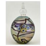 Eickholt  Iridescent Art Glass Perfume Bottle