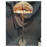 Stained Glass Dragonfly Shade 6-Bulb Floor Lamp