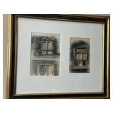 Listed Artist Erling Enger Oil Study ParisWindows