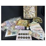 Lot of Coins & Paper Money from Asia & Australia