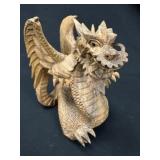 Handcarved Wood Chinese Lucky  Dragon