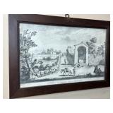 1744 Zocchi 1/3 Etching View of Florence Marieschi