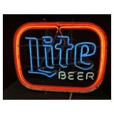 1983 Miller Brewing Co. LiteBeer Neon Vintage Sign