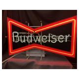 Rare Budweiser Bow Tie Beer Neon Bar Sign (2 of 2)