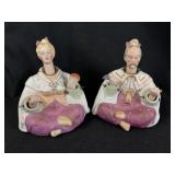 Rare Pair Ardalt Lenvwile Japan Nodder Figurines