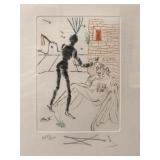 Dali Signed Etching HenryV 267/300 Shakespeare1972