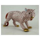 Herend Porcelain Tiger Red Fishnet 5366